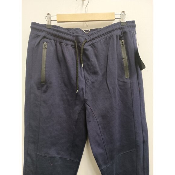 Arketype Mens Jogger Pants Size XL Navy Drawstring Loungewear Streetwear NEW - Picture 2 of 9
